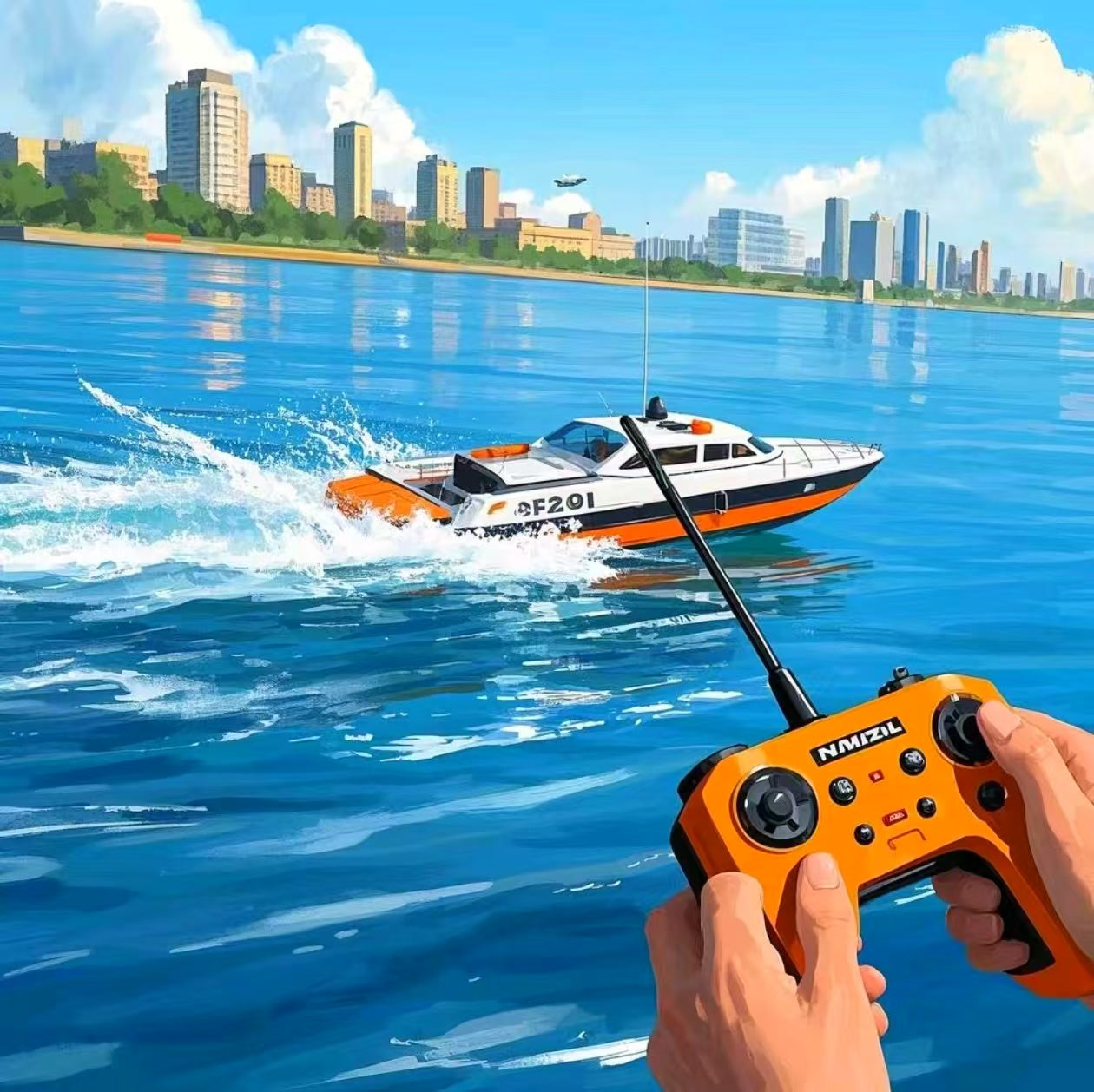 Premium rc toy boat