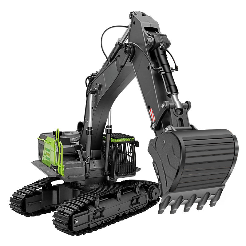 593 screw drive infinite rotation alloy excavator 1:14 construction vehicle commercial amusement modified toy