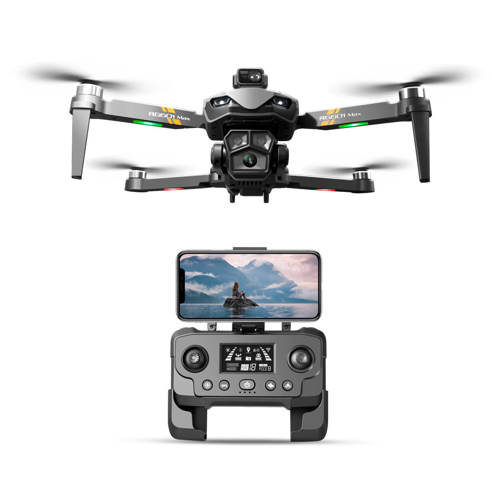 Drone GPS brushless obstacle avoidance high definition aerial photography four axis optical flow remote control aircraft