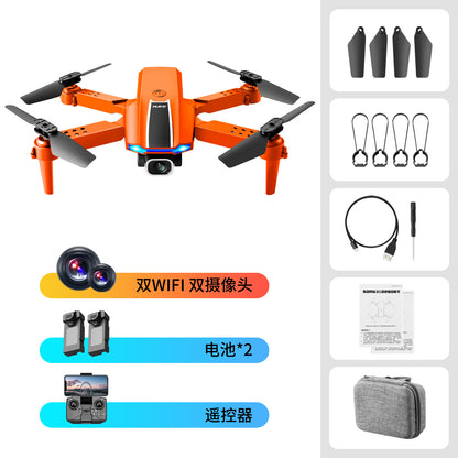 S65 remote control aircraft crossover folding aircraft high definition dual camera aerial photography toy four axis drone