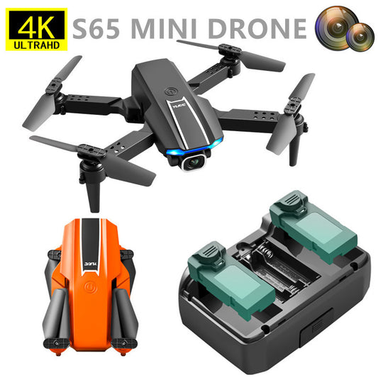 S65 remote control aircraft crossover folding aircraft high definition dual camera aerial photography toy four axis drone