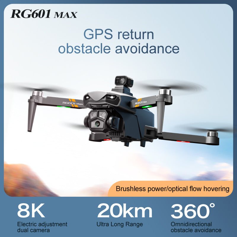 Drone GPS brushless obstacle avoidance high definition aerial photography four axis optical flow remote control aircraft