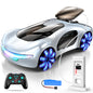 New concept car EV new energy drift remote control car double spray music marquee toy