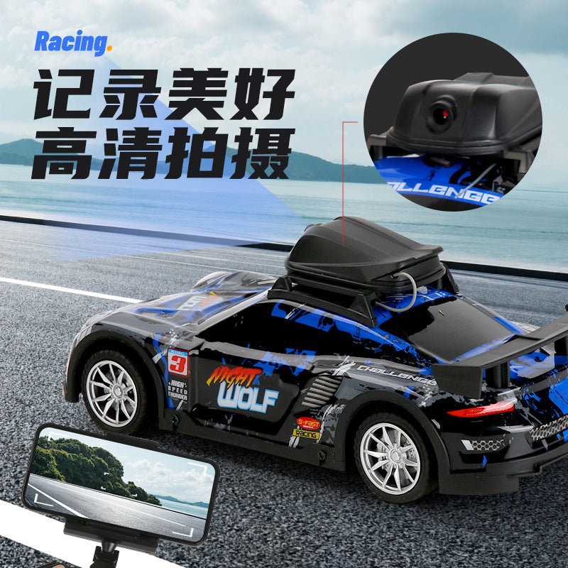 1:20 light drift remote control car hd wifi camera video car 2.4g high speed outdoor toy car