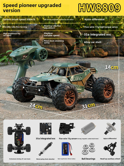 1:16 alloy off-road vehicle 4WD climbing off-road remote control toy car high-speed drift 2.4G remote control car toy