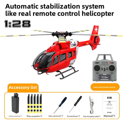 Simulation of RC ERA RC Helicopter C190 Dual Brushless 6 Channel Single Propeller Without Aileron Duct