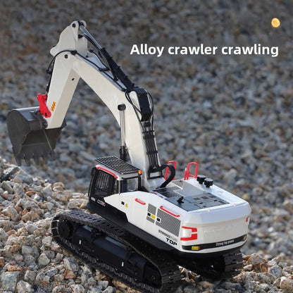 594 remote control toy children's boy alloy construction vehicle large car model simulation excavator