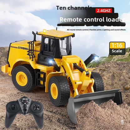 552 alloy remote control forklift loader 11 pass bulldozer construction vehicle model boy toy car gift