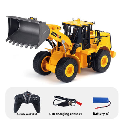 552 alloy remote control forklift loader 11 pass bulldozer construction vehicle model boy toy car gift