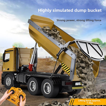 1573 2.4G Remote Control Dump Truck Earth Truck Dump Truck Dump Truck Toy Construction Vehicle