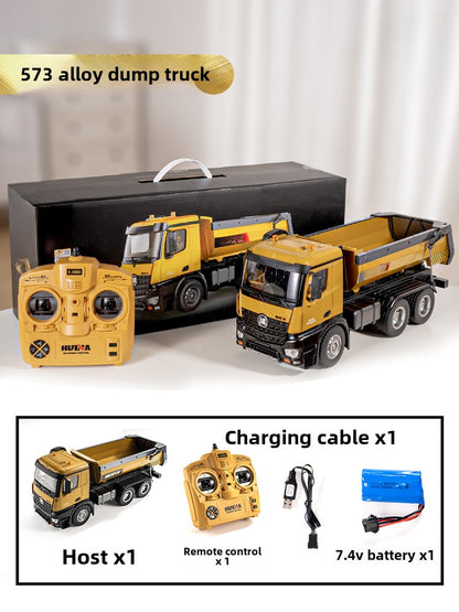 1573 2.4G Remote Control Dump Truck Earth Truck Dump Truck Dump Truck Toy Construction Vehicle