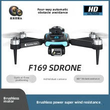 F198 brushless drone optical flow positioning dual camera aerial quadcopter remote control drone