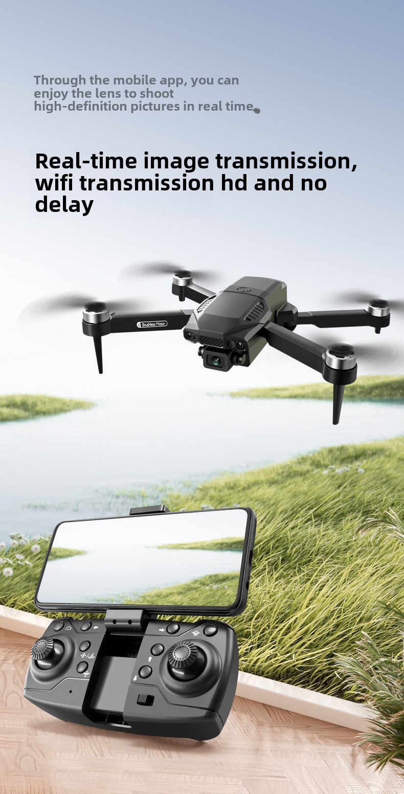 F198 brushless drone optical flow positioning dual camera aerial quadcopter remote control drone