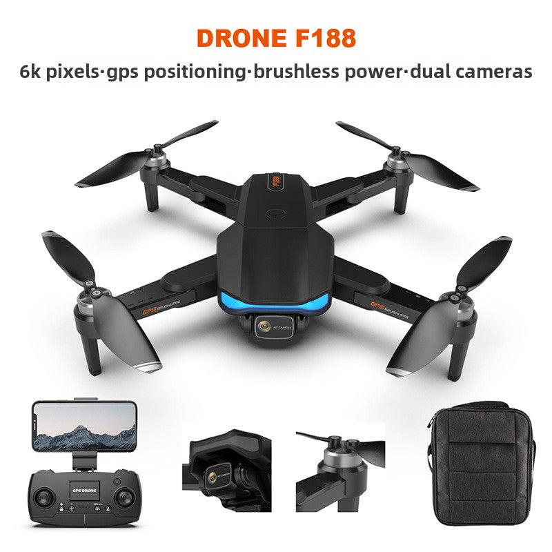 Brushless GPS folding drone 6K high definition aerial photography quadcopter 5G long endurance drone